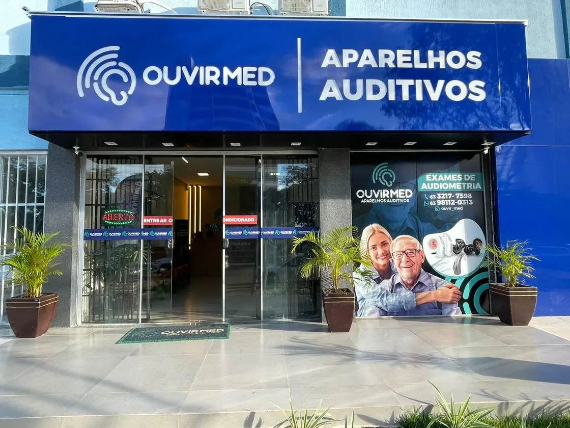 Fachada da Ouvirmed Aparelhos Auditivos em Palmas-TO